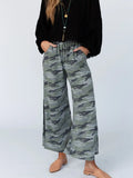 Wide Leg Camo Pants