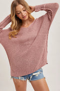 Reverse Seam Loose Fit Sweater
