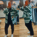 The Everyday Shacket Green Plaid