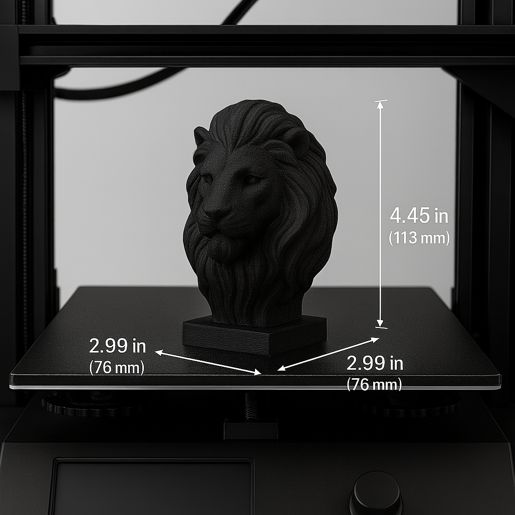 Onyx Lion Head Sculpture
