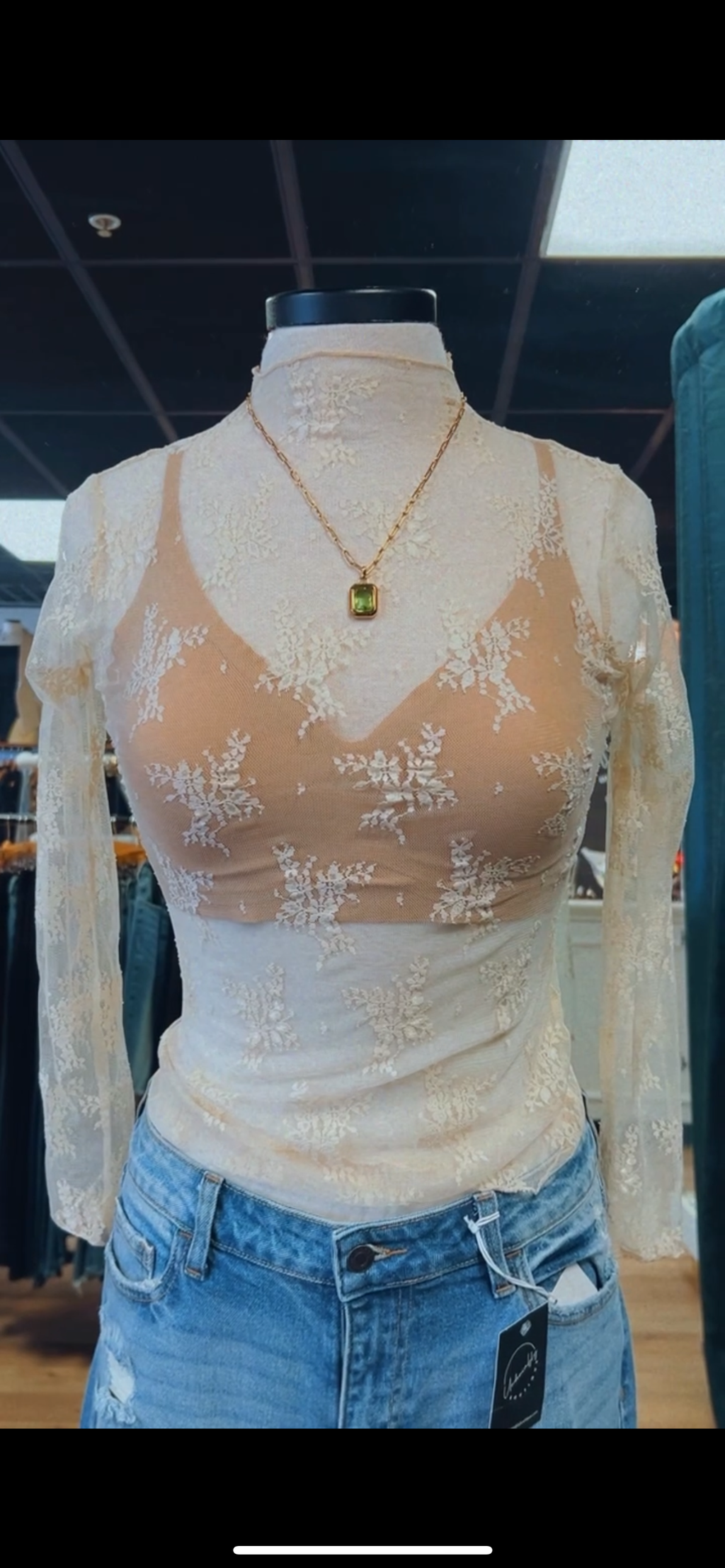 Lace Mesh Top