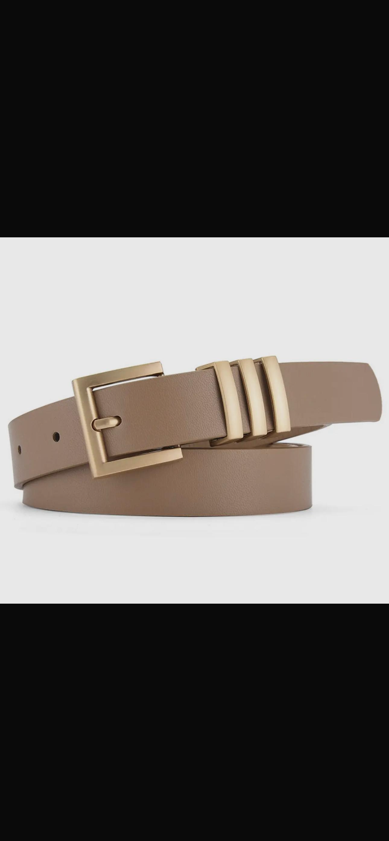 Matte Gold Fashion Belt