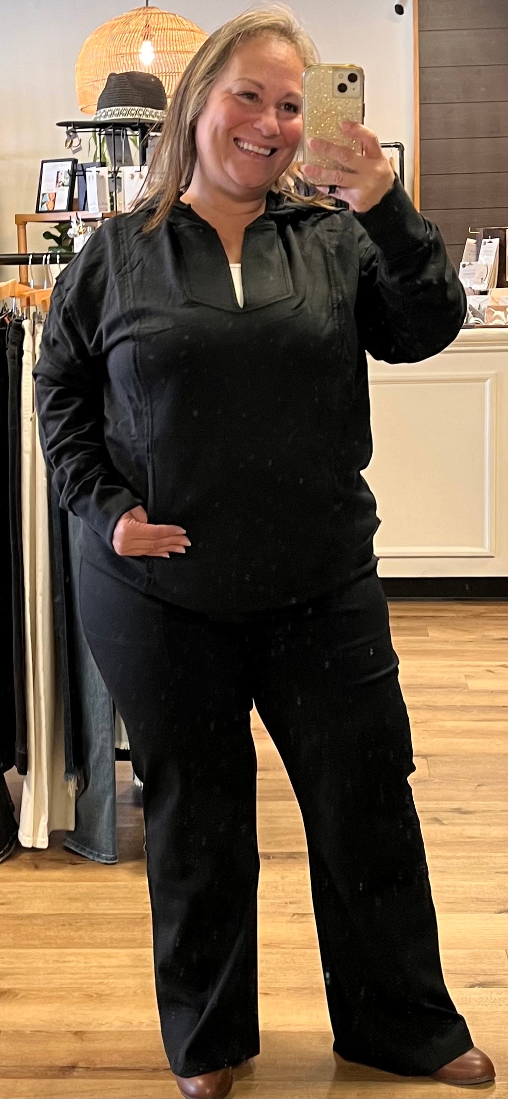 Rosalyn Raw Edge Fleece
