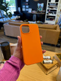 Neon Orange iPhone Case