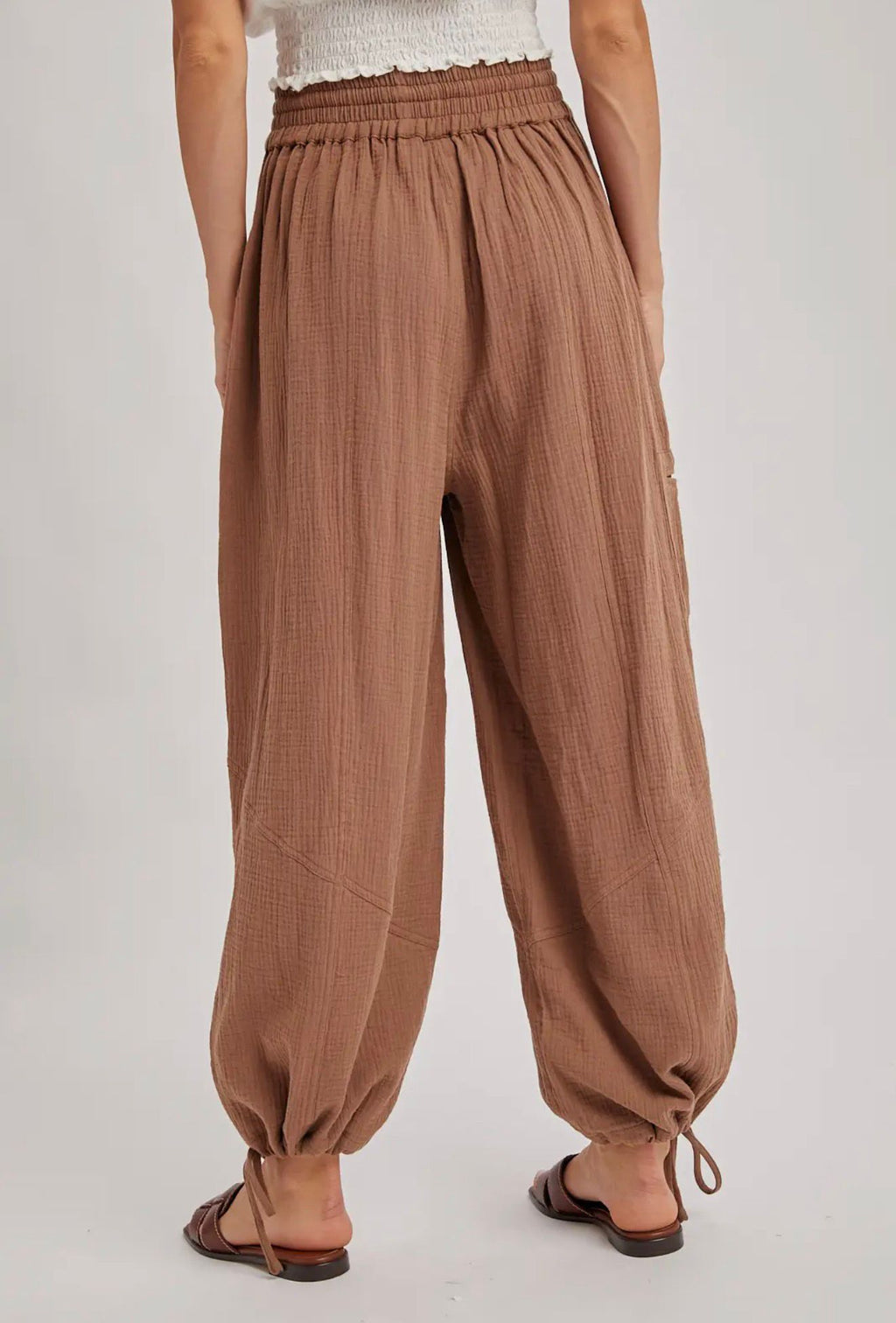 Cafe Jogger Drawstring Pants