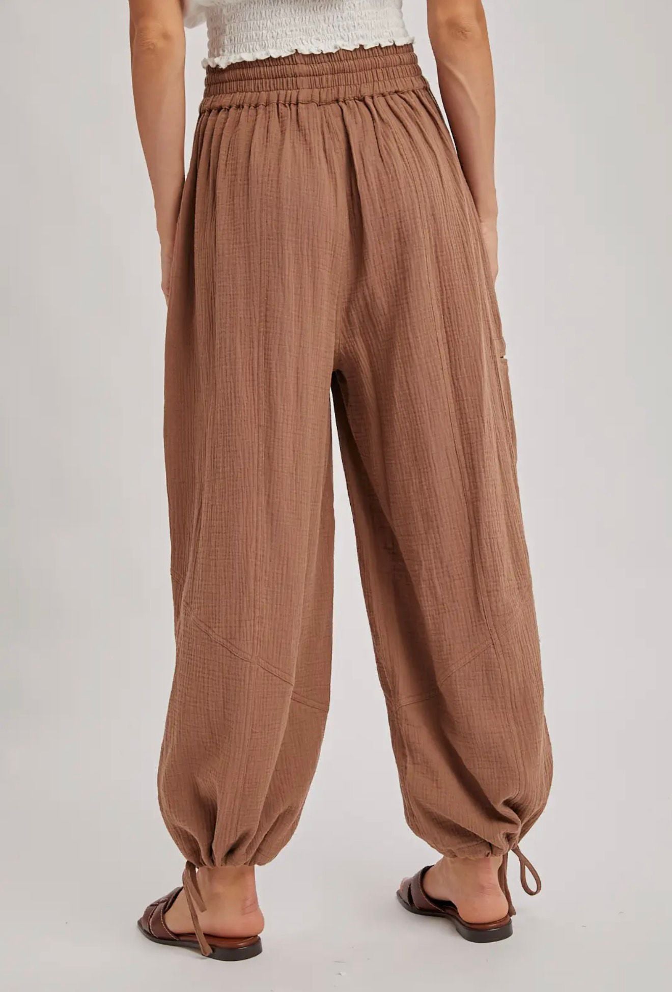 Cafe Jogger Drawstring Pants