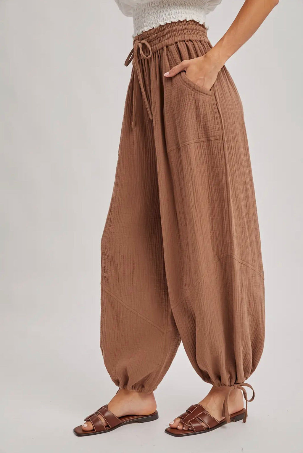 Cafe Jogger Drawstring Pants
