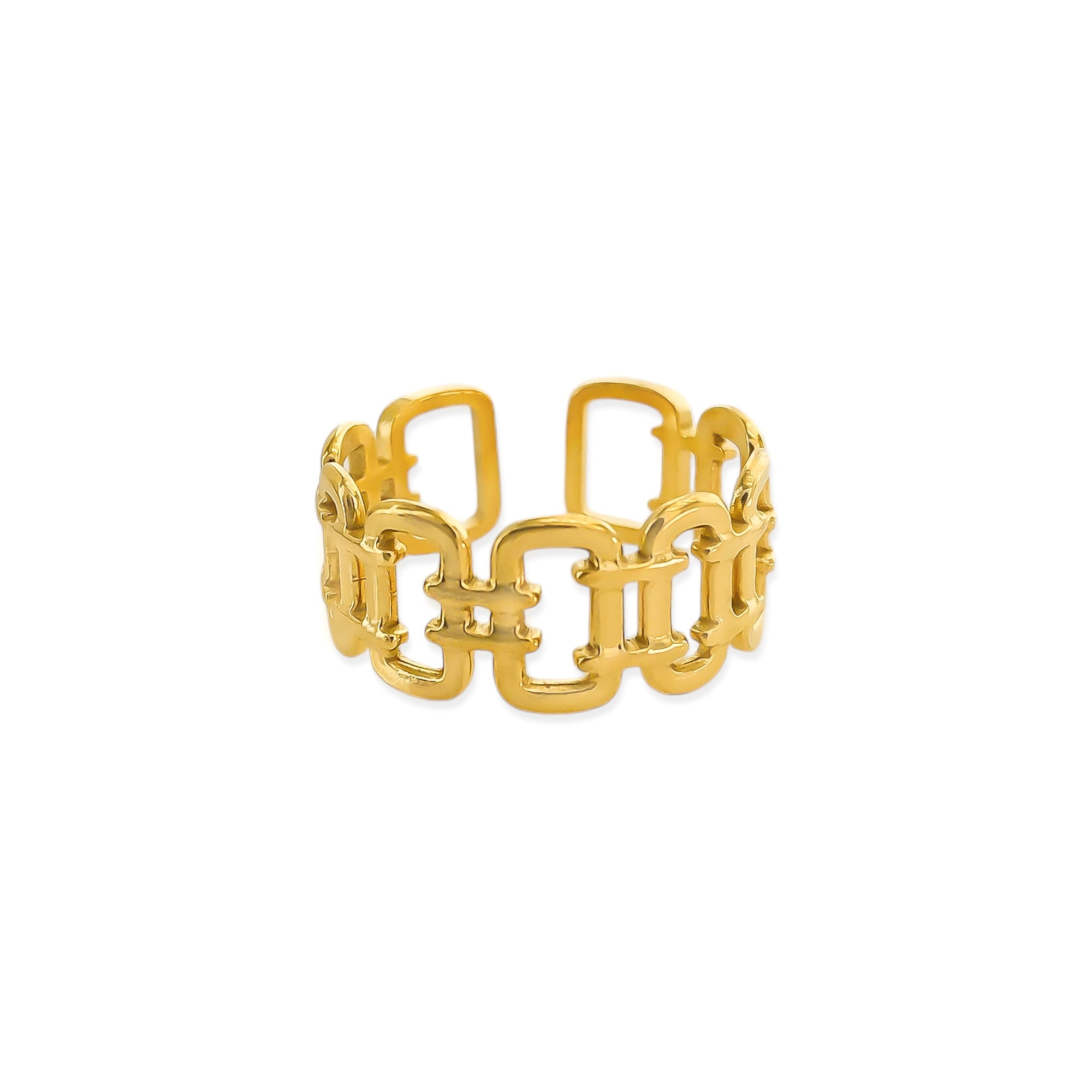 Chunky Buckle Ring