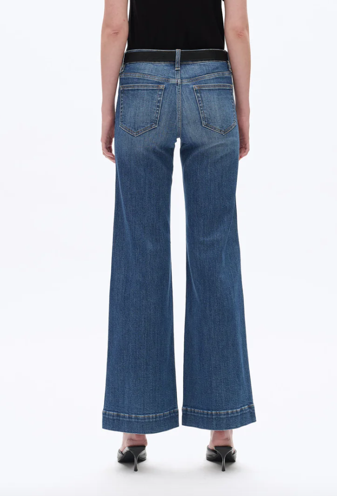Bayeas Low Rise Straight Leg Wide Cuff