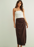 Linen Wrap Skirt