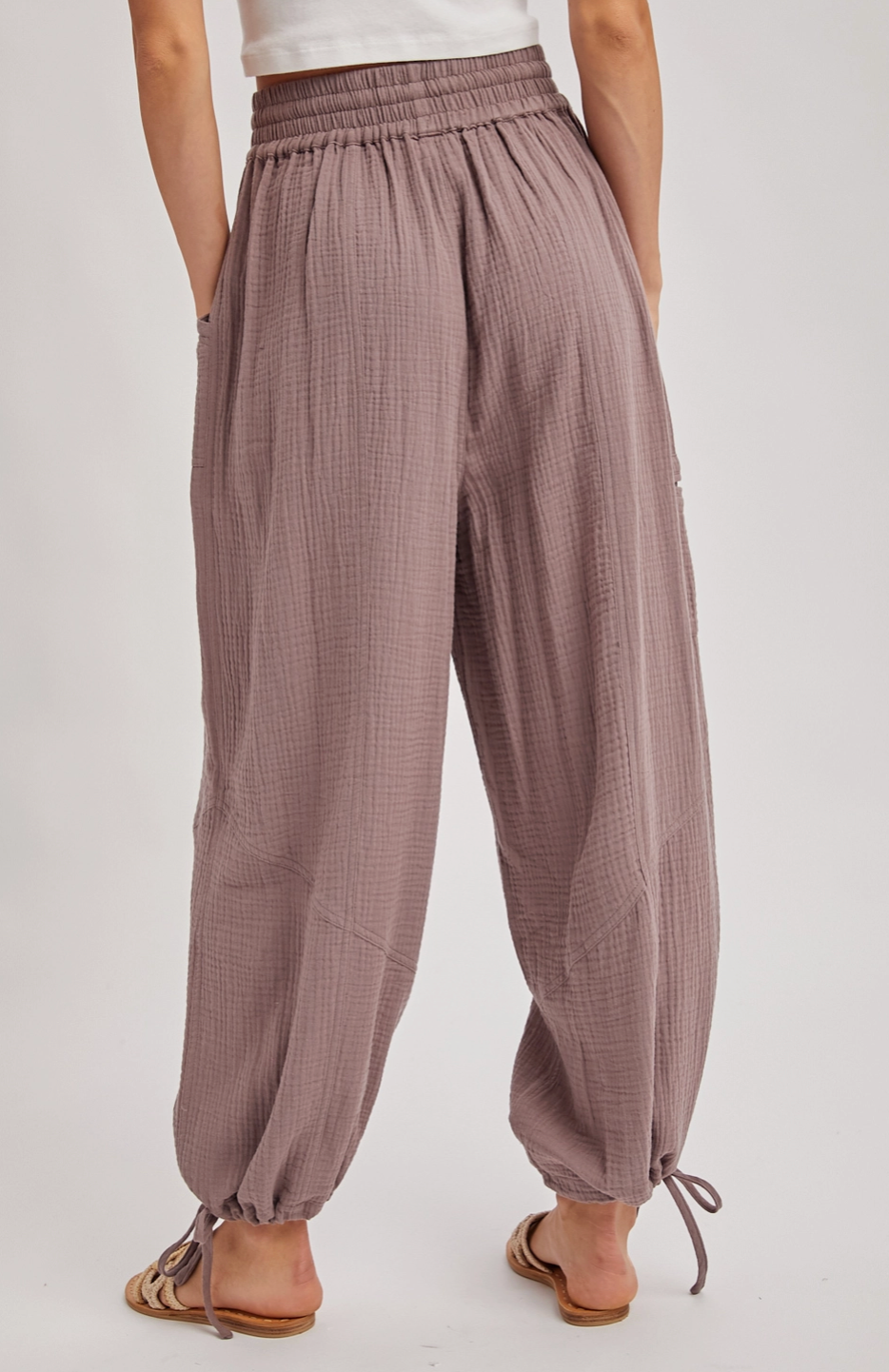 Mushroom Jogger Drawstring Pants