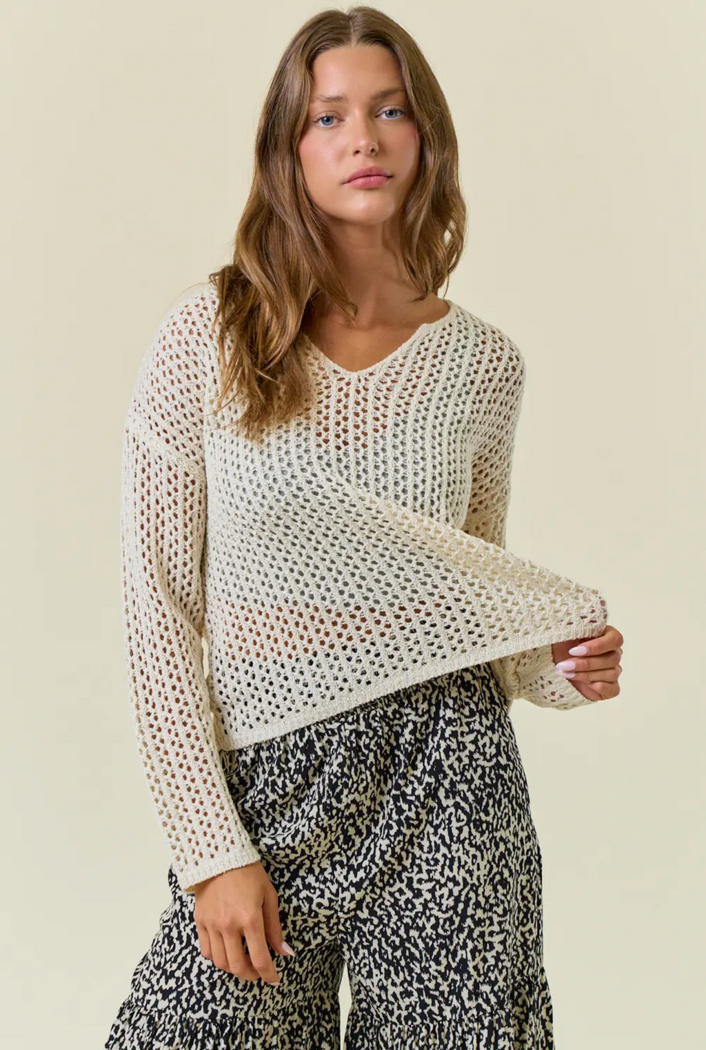 Long Sleeve Knit Sweater