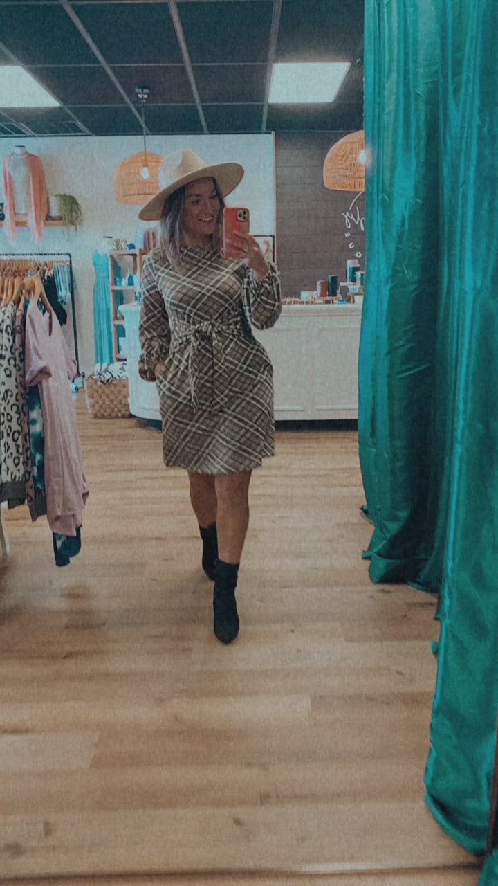 The Perfect Plaid Dress