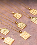 Gold Initial Necklace