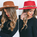 Gold Chain Fedora Hat