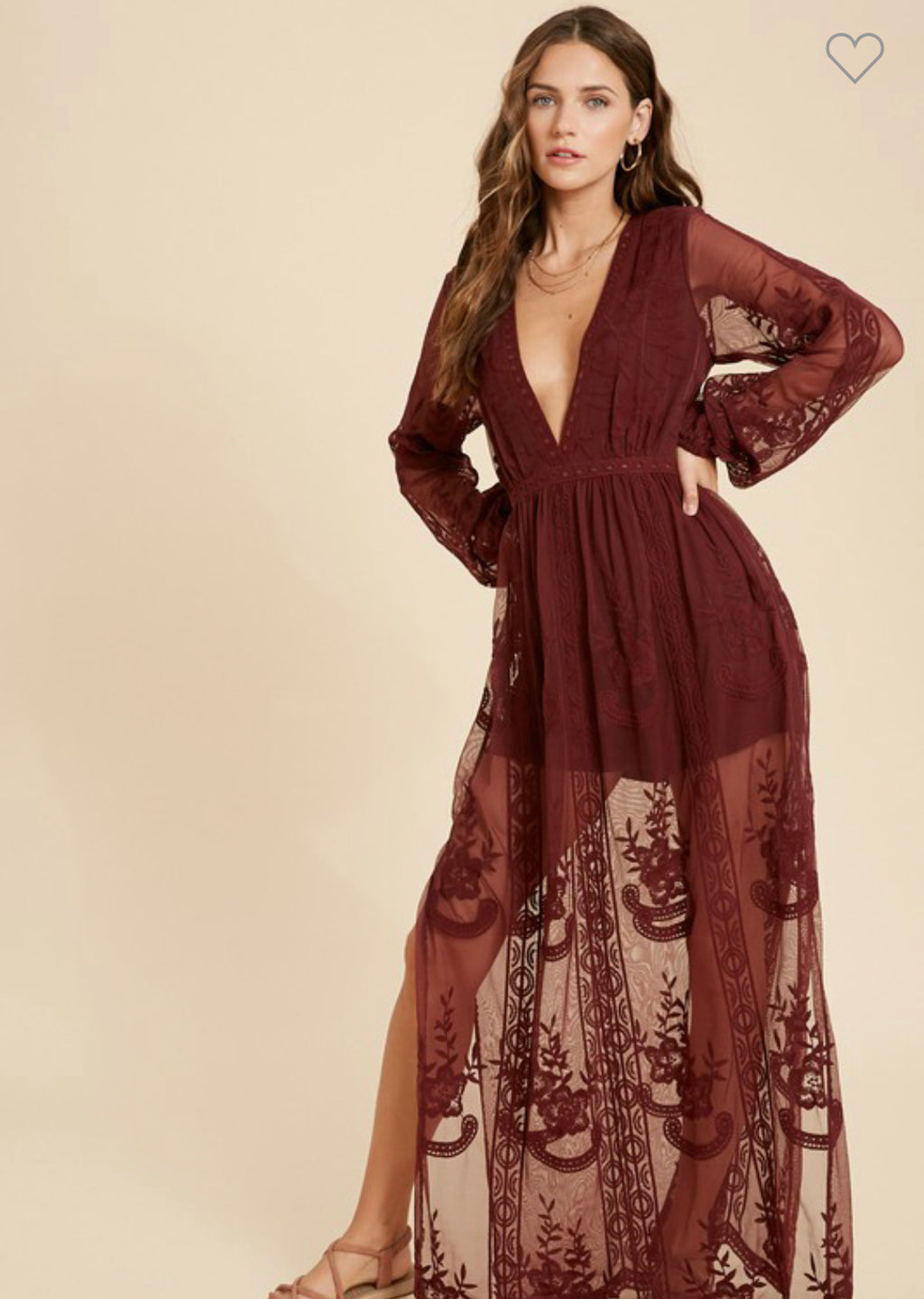 The Castle Getaway Soft Lace Romper Dress