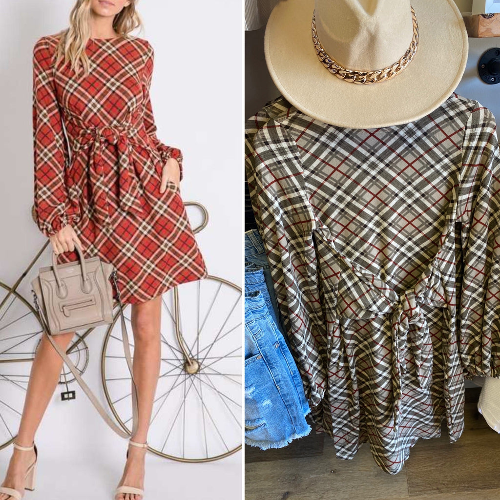 The Perfect Plaid Dress