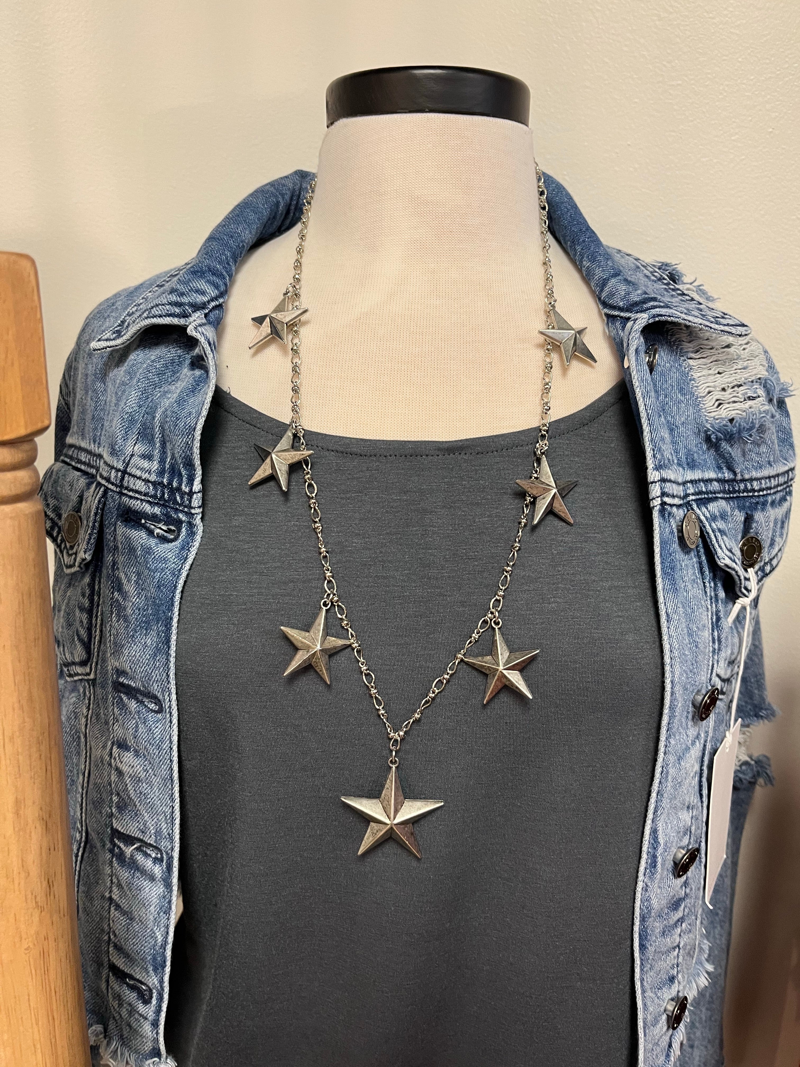 Yochi 22K Gold Plated Shine like a Star Necklace